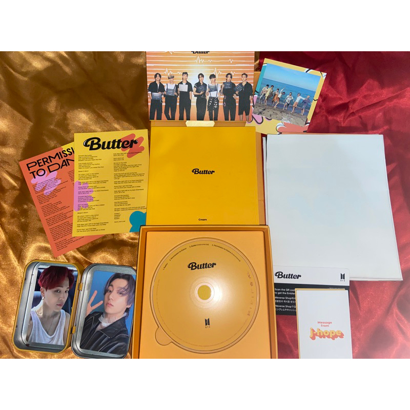 Jual BTS butter album cream version (unsealed) Shopee Indonesia