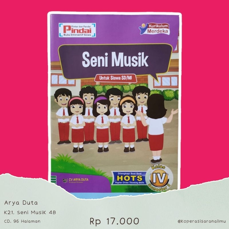 Jual Modul Seni Musik Kelas 4 Semester 2 Kurikulum Merdeka SD/MI Pindai ...