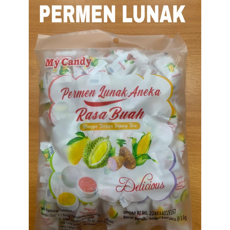 Jual PERMEN LUNAK ANEKA RASA BUAH ISI 100PCS | Shopee Indonesia