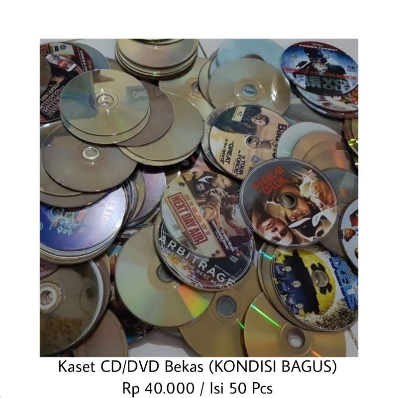 Jual Kaset CD / DVD Bekas (KONDISI BAIK) | Shopee Indonesia