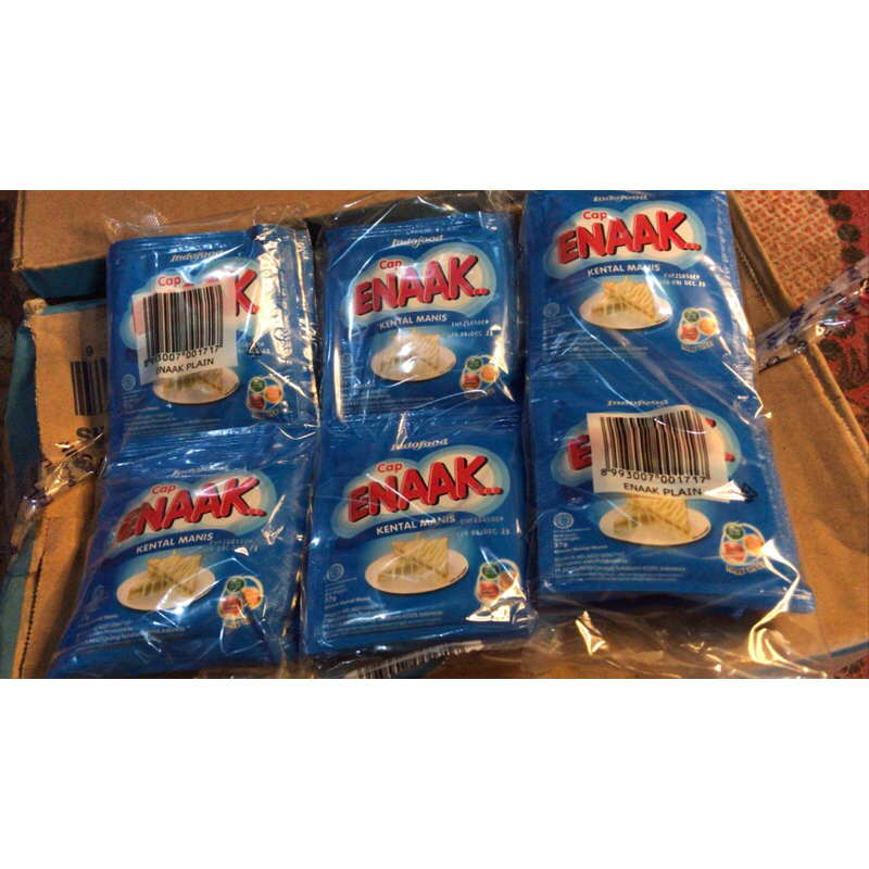 Jual Susu Enak Sachet Susu Kental Manis Cap Enak Isi 6 X 37gr