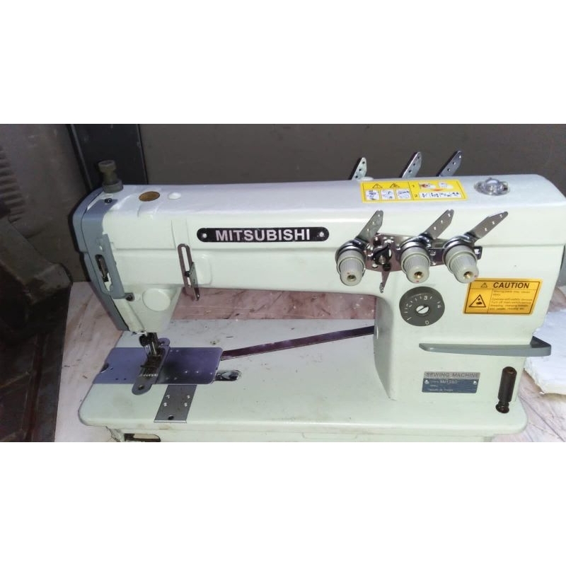Jual mesin jahit rantai jarum 2 atau 3 MH mitsubishi second/seken ...