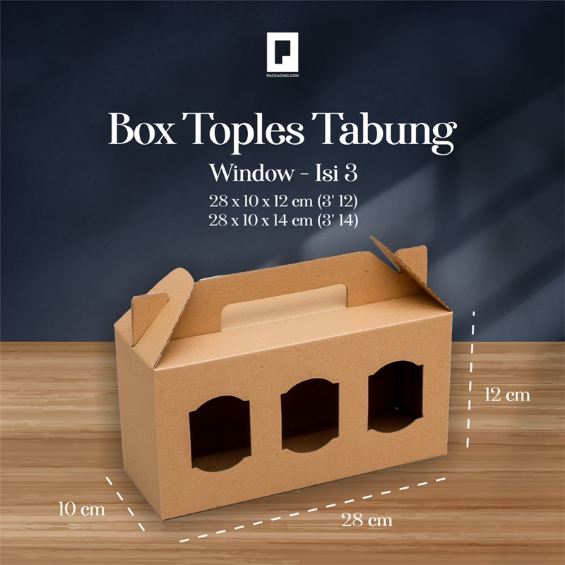 Jual Gable Box Eflute Box Jinjing Handle Box Box Toples Tabung Uk