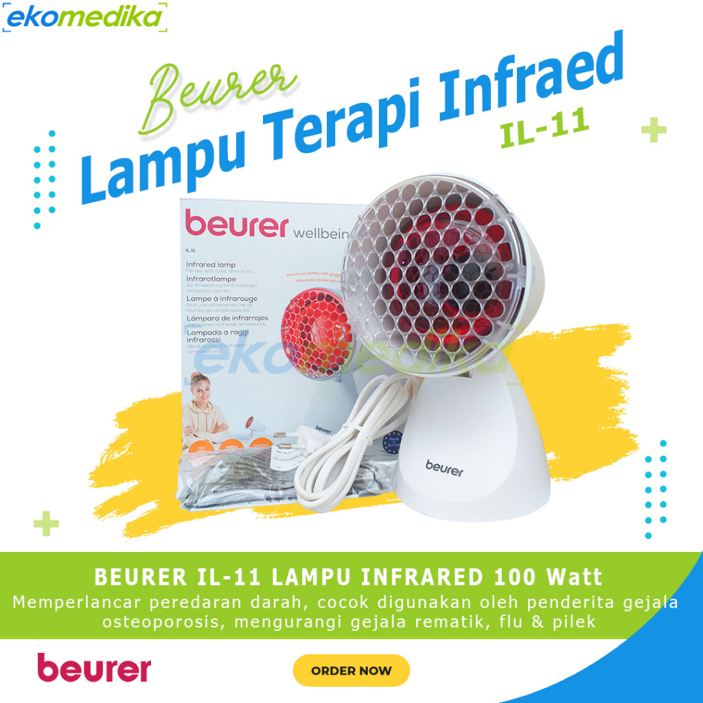 Jual LAMPU TERAPI INFRARED + Timer BEURER IL35 IL21 IL11 INFRARED ...