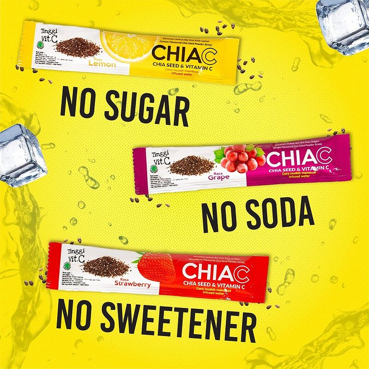 Jual ChiaC - Chia Seed & Vitamin C - Selasih - Box | Shopee Indonesia
