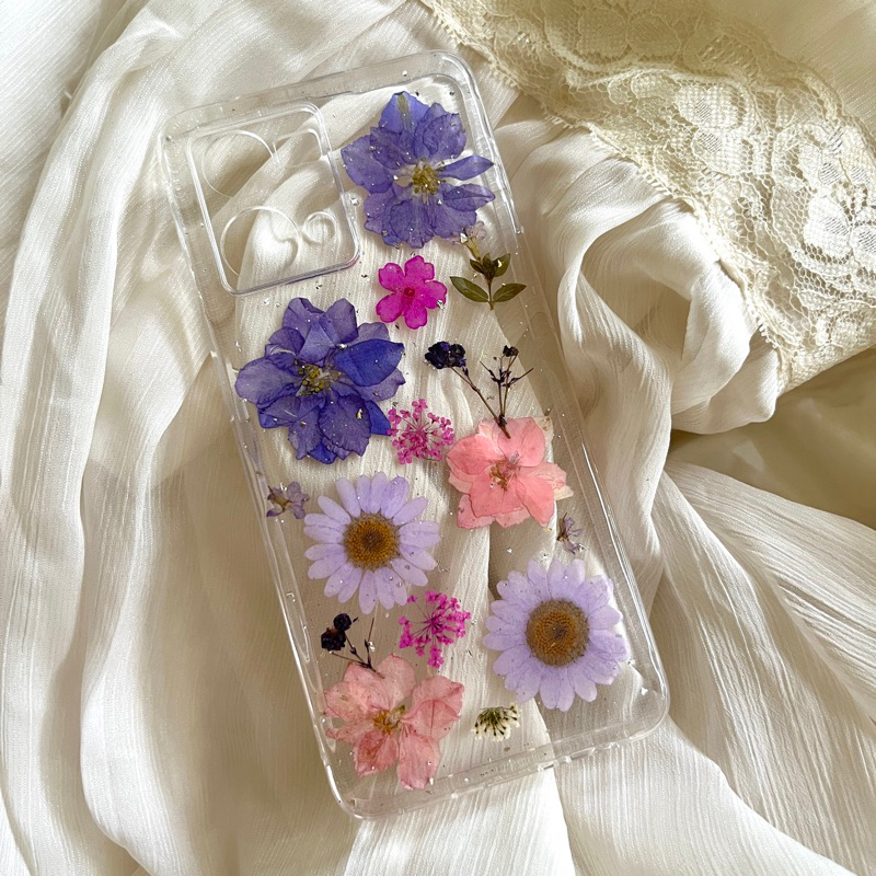 Jual dried flowers case / resin flower case Shopee Indonesia