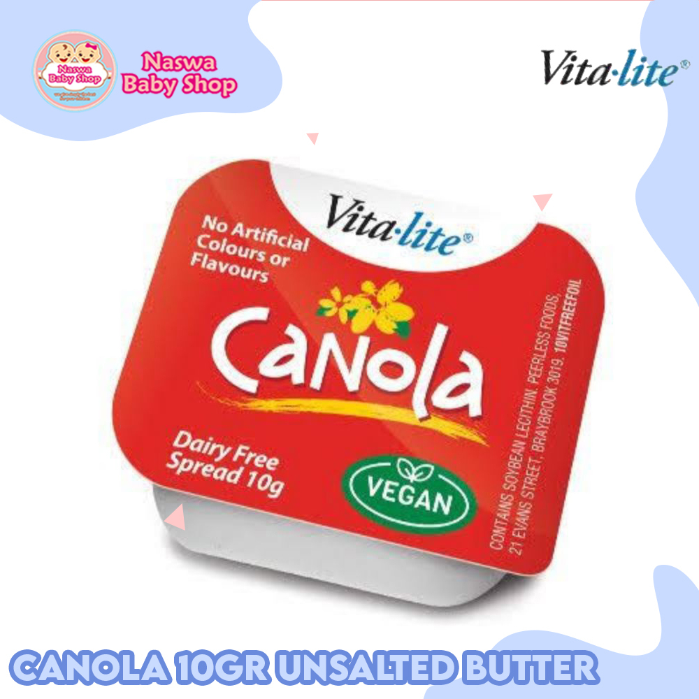 Jual Vitalite Canola 10gr Unsalted Butter Vegan Non Dairy Alergi Susu
