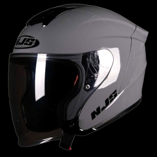 Jual Helm Njs Kairoz Solid Half Face Sni Single Visor Shopee Indonesia