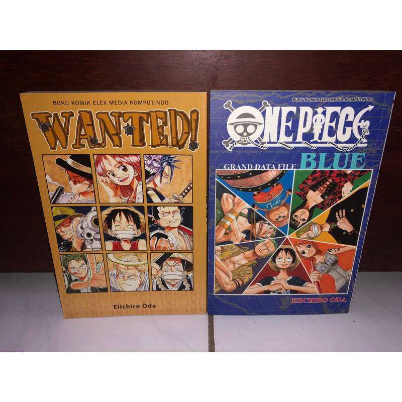 Jual Komik One Piece Wanted & Grand Data File BLUE | Shopee Indonesia
