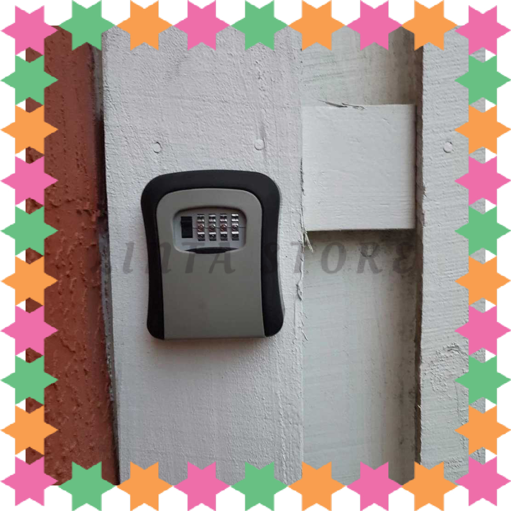 Jual MOOL Kotak Brankas Safety Box Dinding Wall Mounted 4 Digit ...