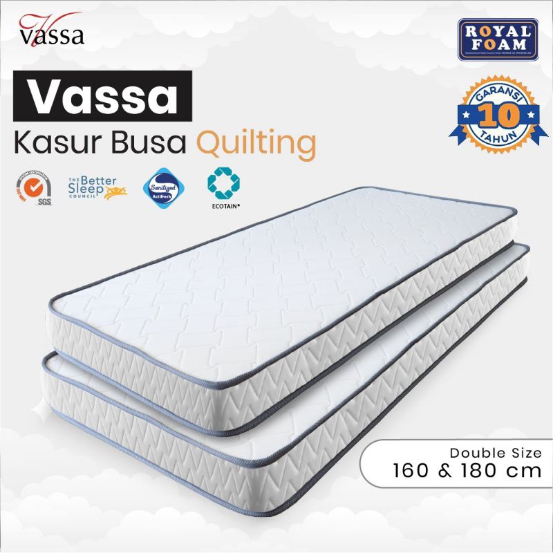 Jual Kasur Busa Vassa Quilting Royal Foam Inside Double Size Shopee Indonesia