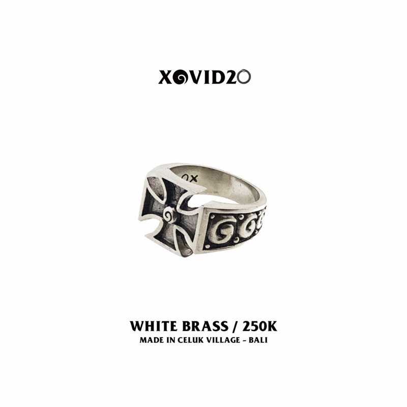 Jual Cincin Iron Cross Independent Balinese Style by Xovid20 XVDR81