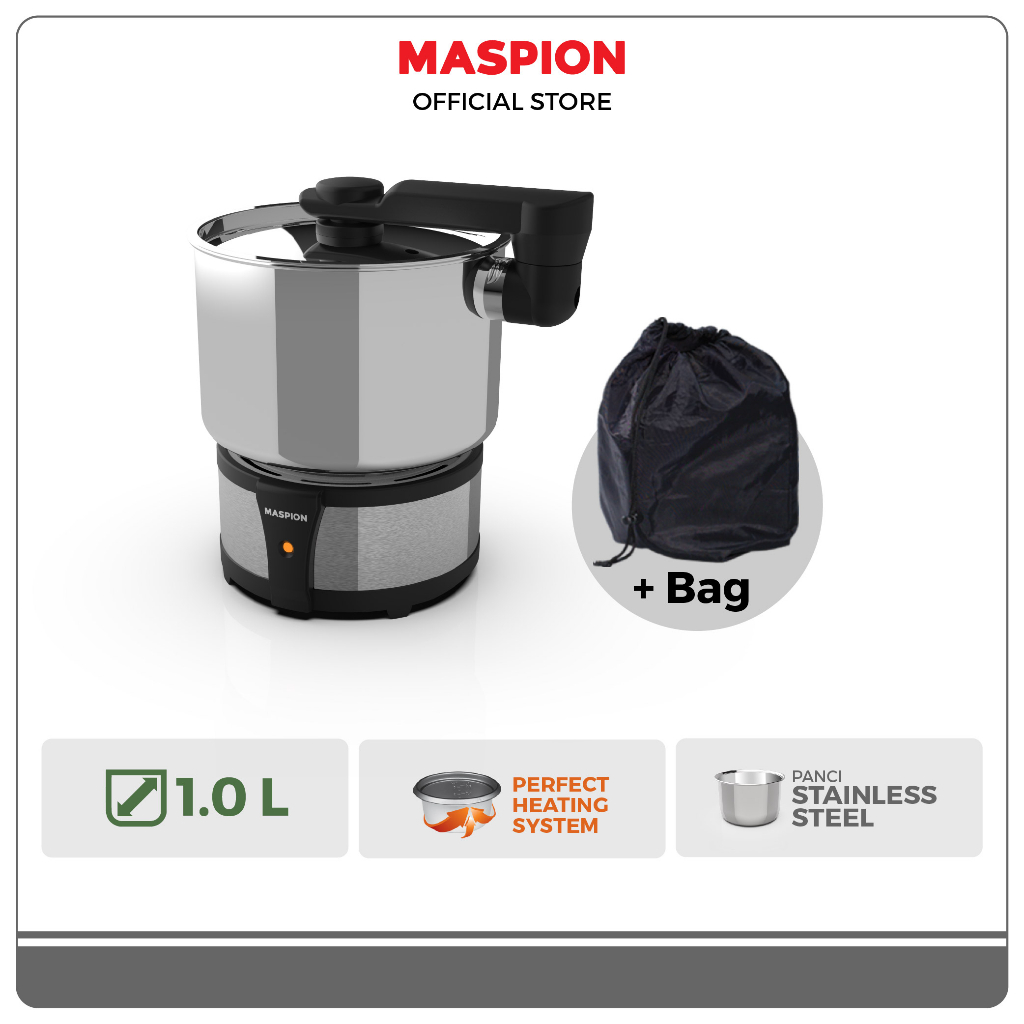 Product image Maspion Multi Travel Cooker 1 Liter MEC 3510