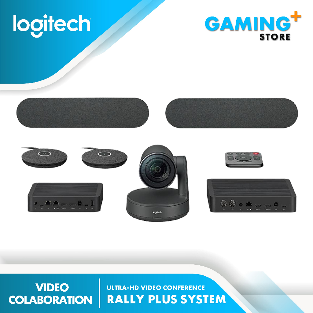 Jual Logitech Rally Plus System Ultra-HD Video Conference | Shopee ...