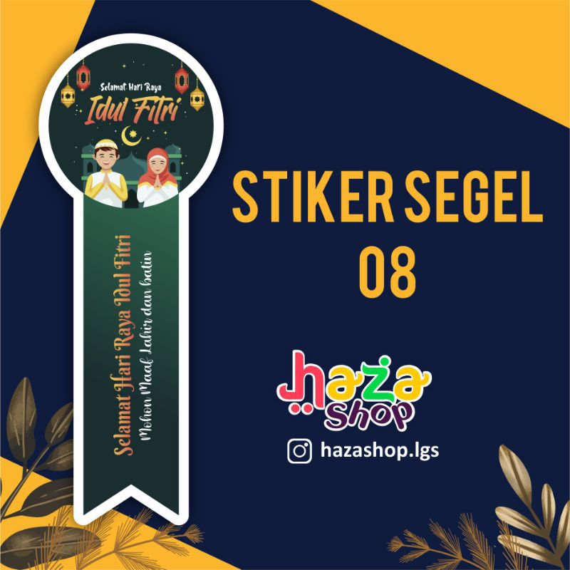 Jual Stiker Kue Kering | Stiker Segel | Sticker Toples | Stiker Lebaran ...