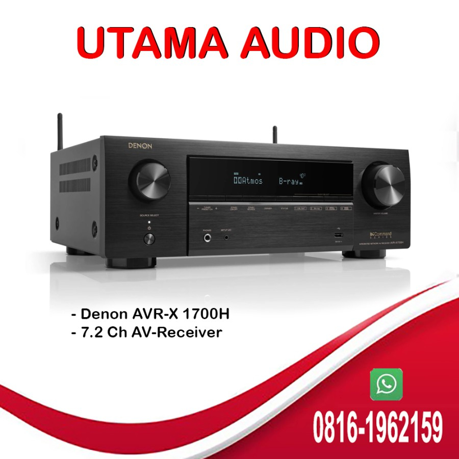 週末値下げ】DENON AVR-X1600H AVレシーバー 7.2ch