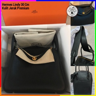 Tas import eks HERMES paris made in France lindy abu2 kecil ad