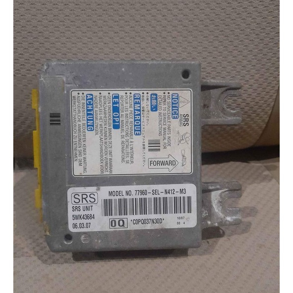 Jual Modul ECU SRS Airbag Honda City GD8 Original 77960SEL6412M3 Shopee Indonesia