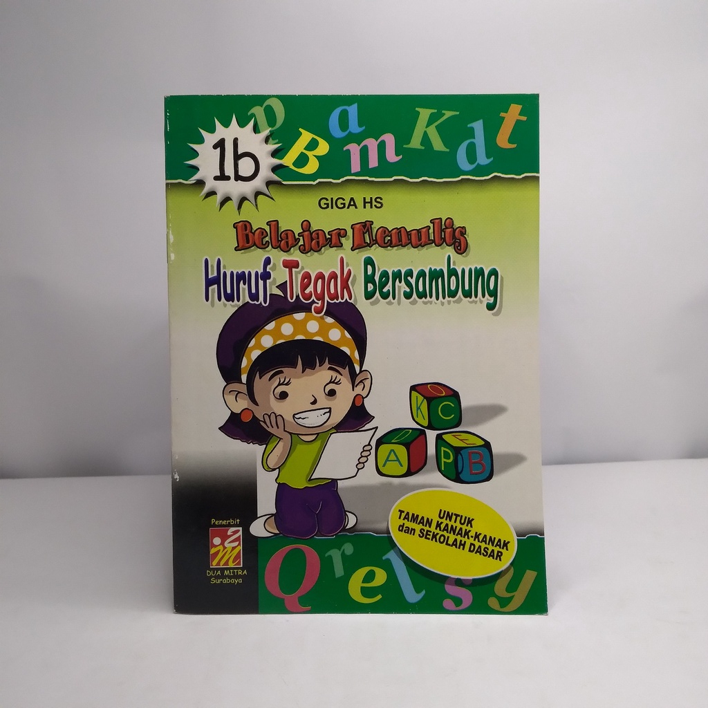 Jual BUKU BELAJAR MENULIS HURUF TEGAK BERSAMBUNG JILID 1b UNTUK TK DAN ...