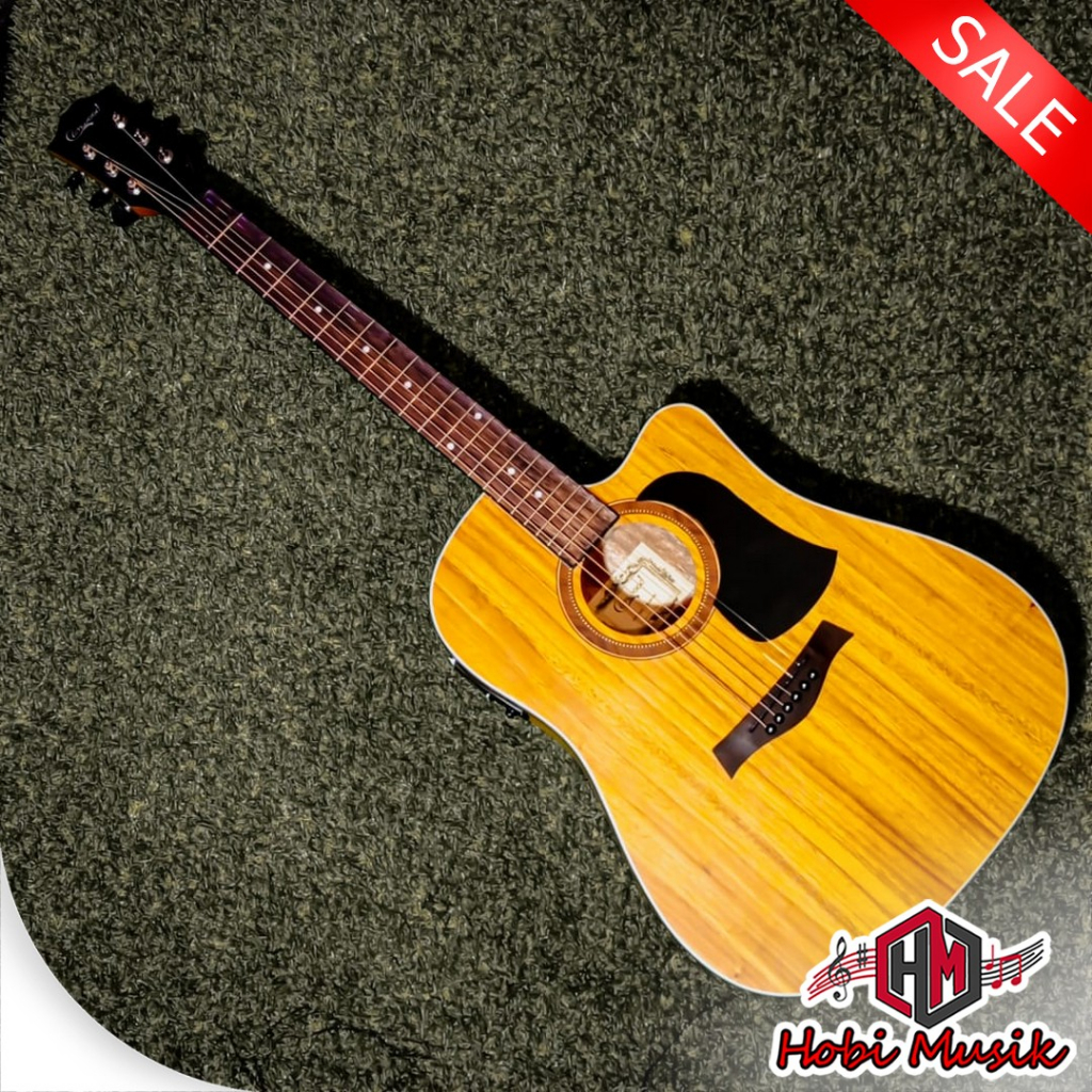 Jual Gitar Akustik String Camwood Original Tanam Besi Sound Mantap ...