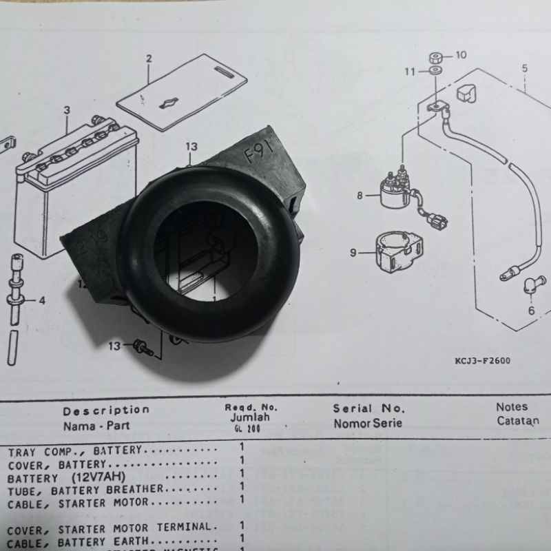 Jual Karet Cover Bendik Benik Starter Honda Tiger Lawas Tiger Original