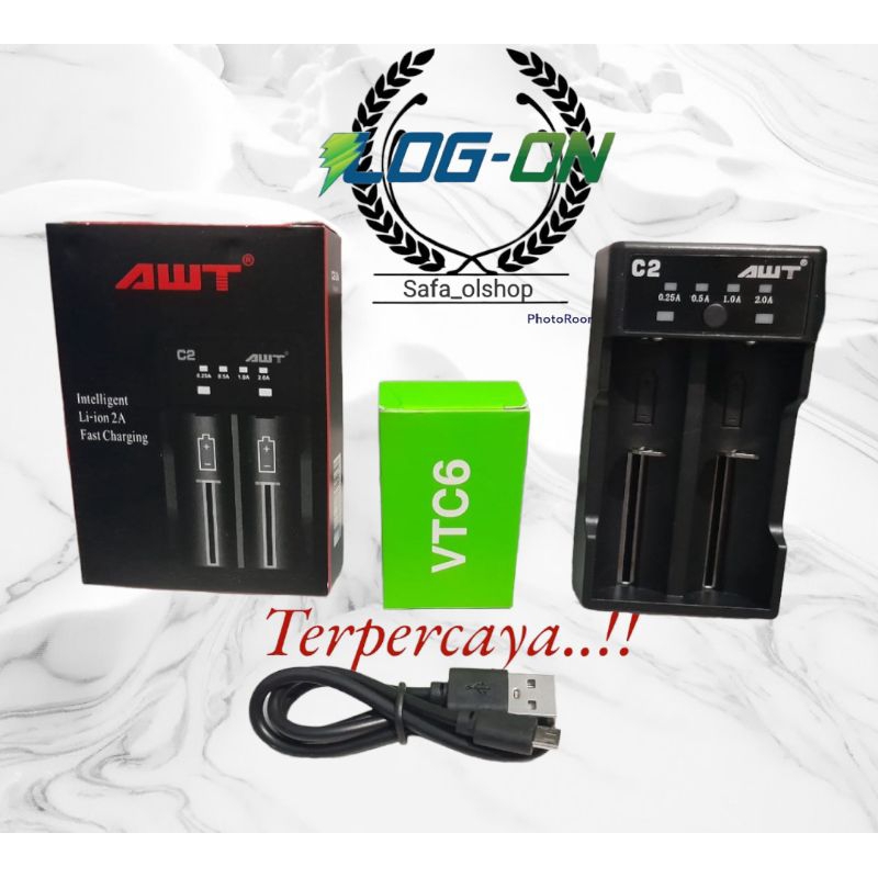 Jual FULL SET KOMPLIT SIAP PAKAI CHARGER BATERAI AWT C2/ CHARGER ...