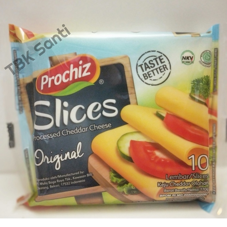 Jual Prochiz Slice Original | Lembaran Keju Cheddar Olahan | 10 Slices ...