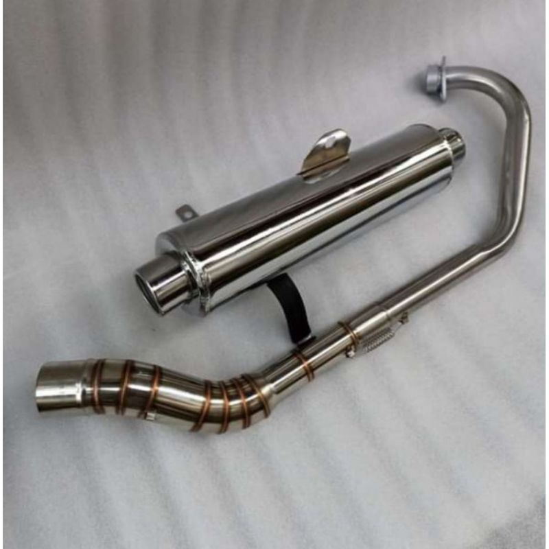 Jual Muffler/Canister 1set standar Exhaust for RAIDER 150 CARB / RAIDER