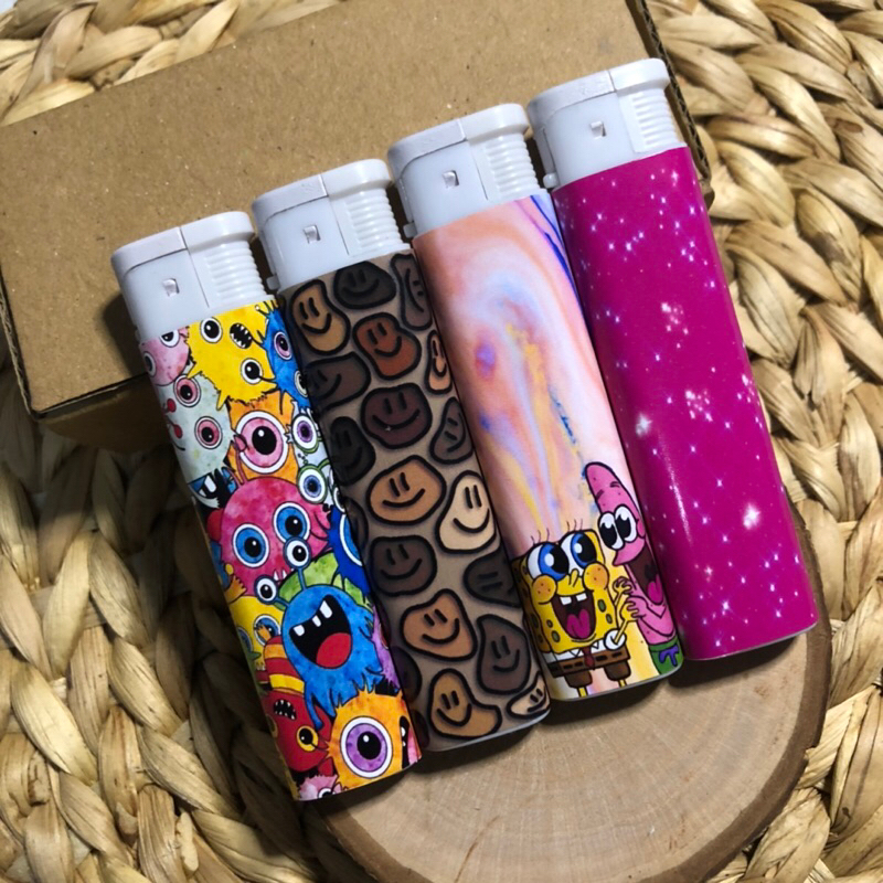 Jual (TANPA PO) Korek bara api pink / Korek custom/ Korek Unik / Kado ...