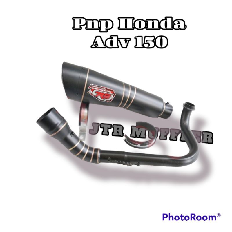 Jual Racing Exhaust Honda Adv 150 R9 h2 black Full system | Shopee ...