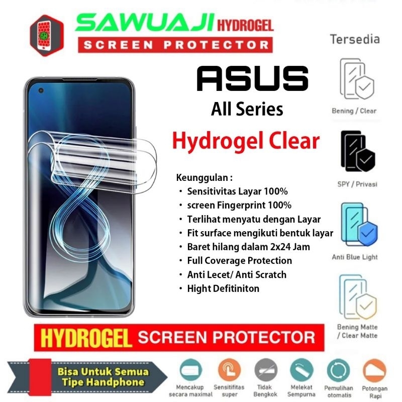 Jual AntiGores Hydrogel Pelindung Layar Zenf 3/Zenf Max/Zenf