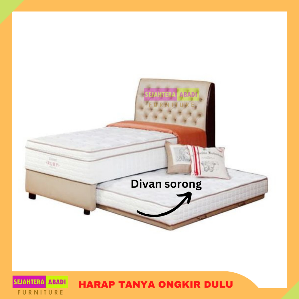 Jual Guhdo Springbed Kasur 2in1 Twin Sorong Ruby Dream Kasur Latex