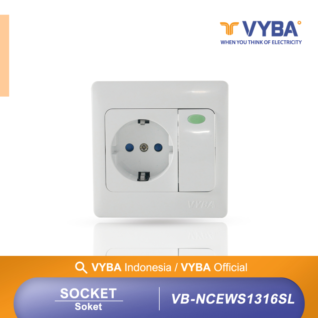 Jual Stop Kontak Saklar Arde InBow / IB 16A Putih VYBA | Shopee Indonesia
