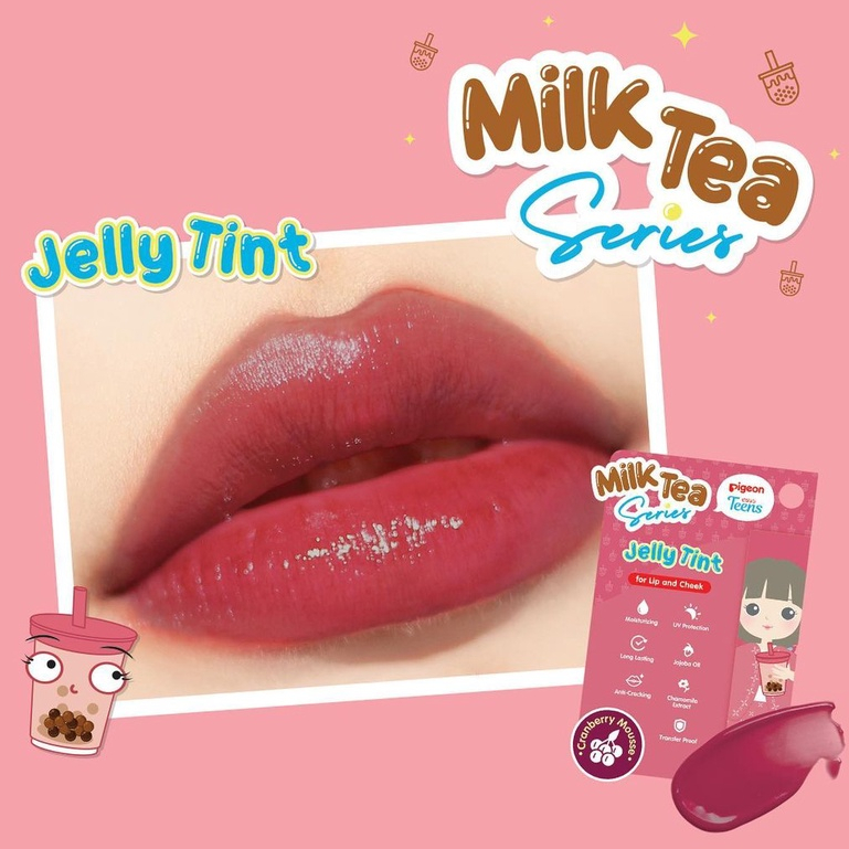 Jual PIGEON Lip Tint Series Milk Tea Pigeon Teens Jelly Tint Hazelnut