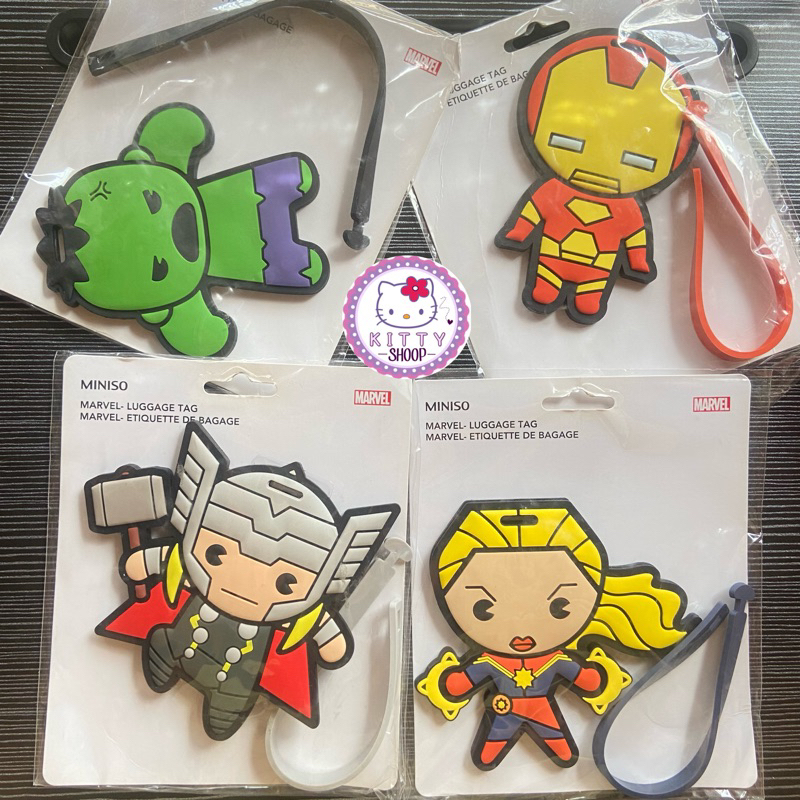 Jual Luggage Tag Miniso Marvel Luggage Tag Shopee Indonesia