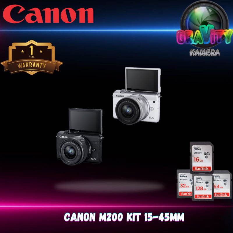 Jual CANON EOS M200 KIT 1545MM Shopee Indonesia
