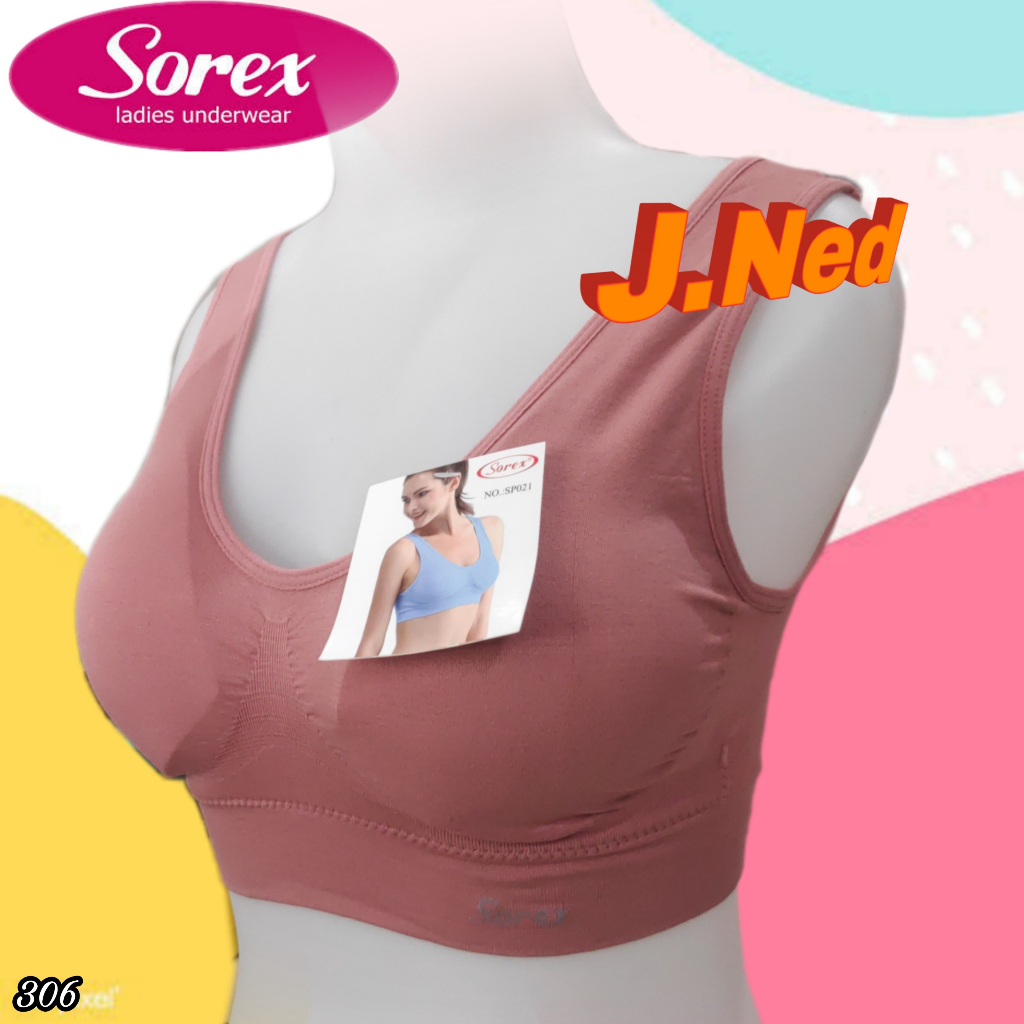 Jual J Sorex Sport Bra Busa Bisa Dilepas Tanpa Kawat Ukuran Besar Stretch Free Size