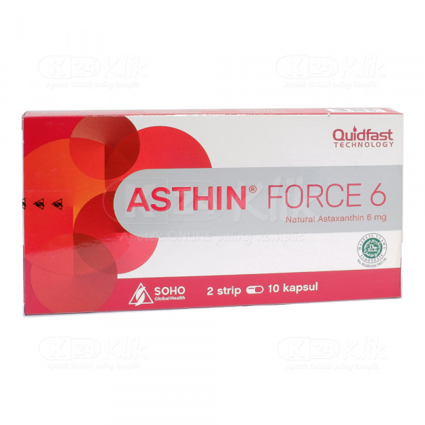 Jual Asthin Force 6mg Kapsul (per Strip) | Shopee Indonesia