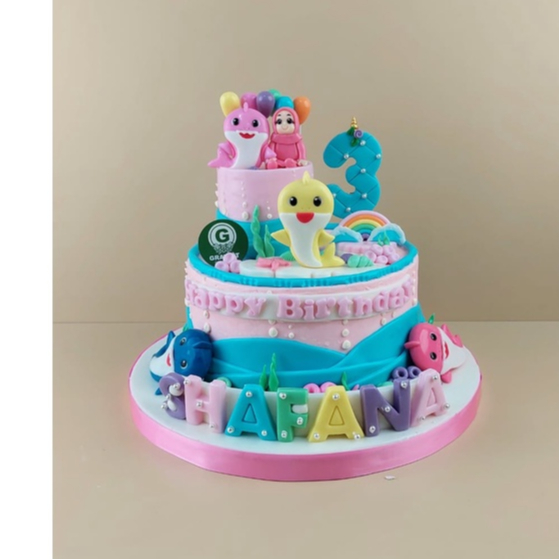 Jual BABY SHARK UK 20CM / KUE ULANG TAHUN | Shopee Indonesia