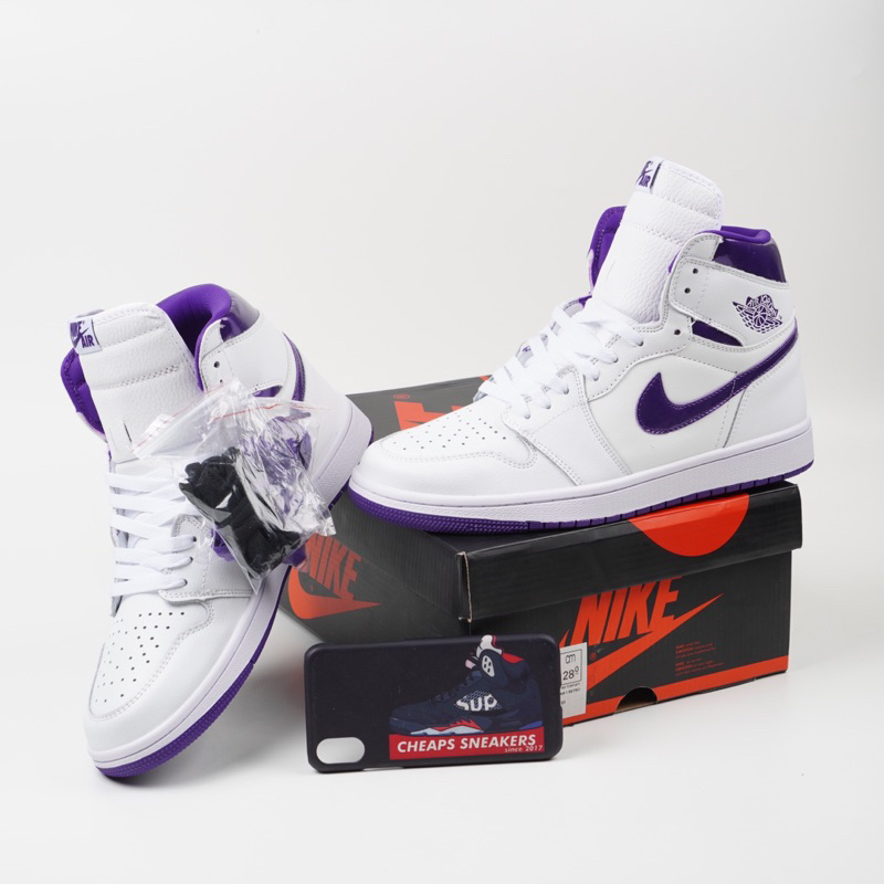 Sepatu Jordan Court Purple High Nike Air Jordan Retro High OG