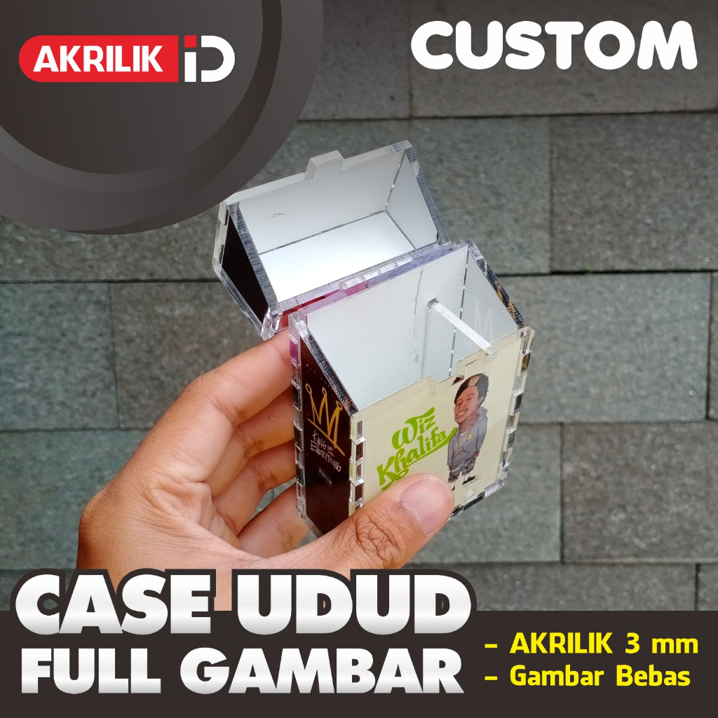 Jual Case Tempat Rokok - Akrilik - Full Gambar - Teks/ Gambar Custom ...