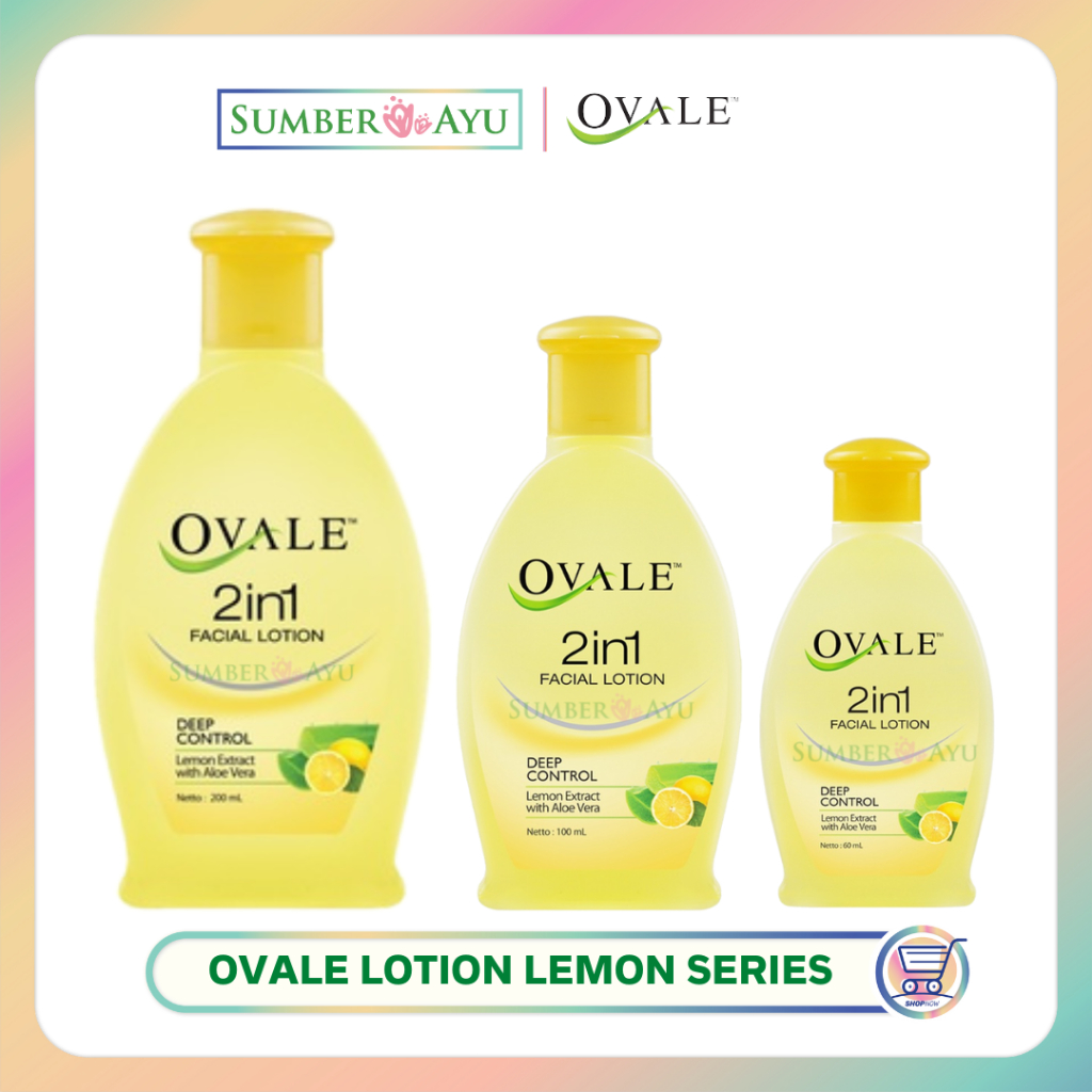 Jual Ovale In Facial Lotion Deep Control Lemon Extract Shopee Indonesia