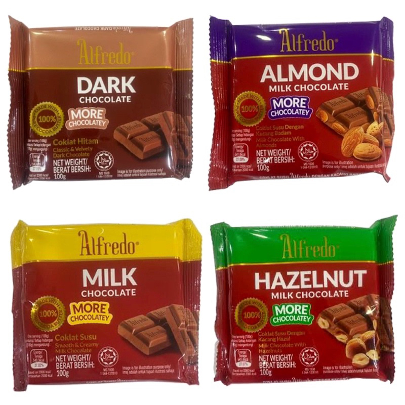Jual Alfredo Bar Chocolate 100gr / Cokelat / Coklat / Alfredo / Bar