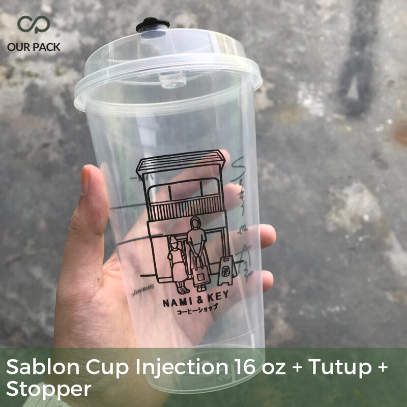 Jual Sablon Cup Gelas Pp Injection 16 Oz Shopee Indonesia 7691