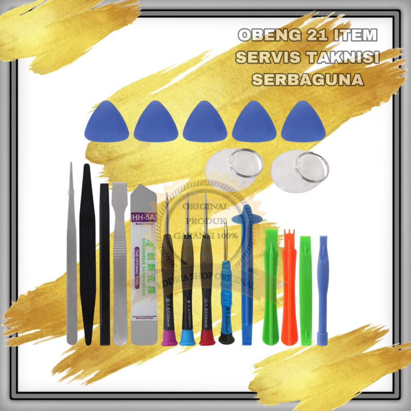 Jual OBENG FULLSET 21 ITEM ORIGINAL BARU | Shopee Indonesia