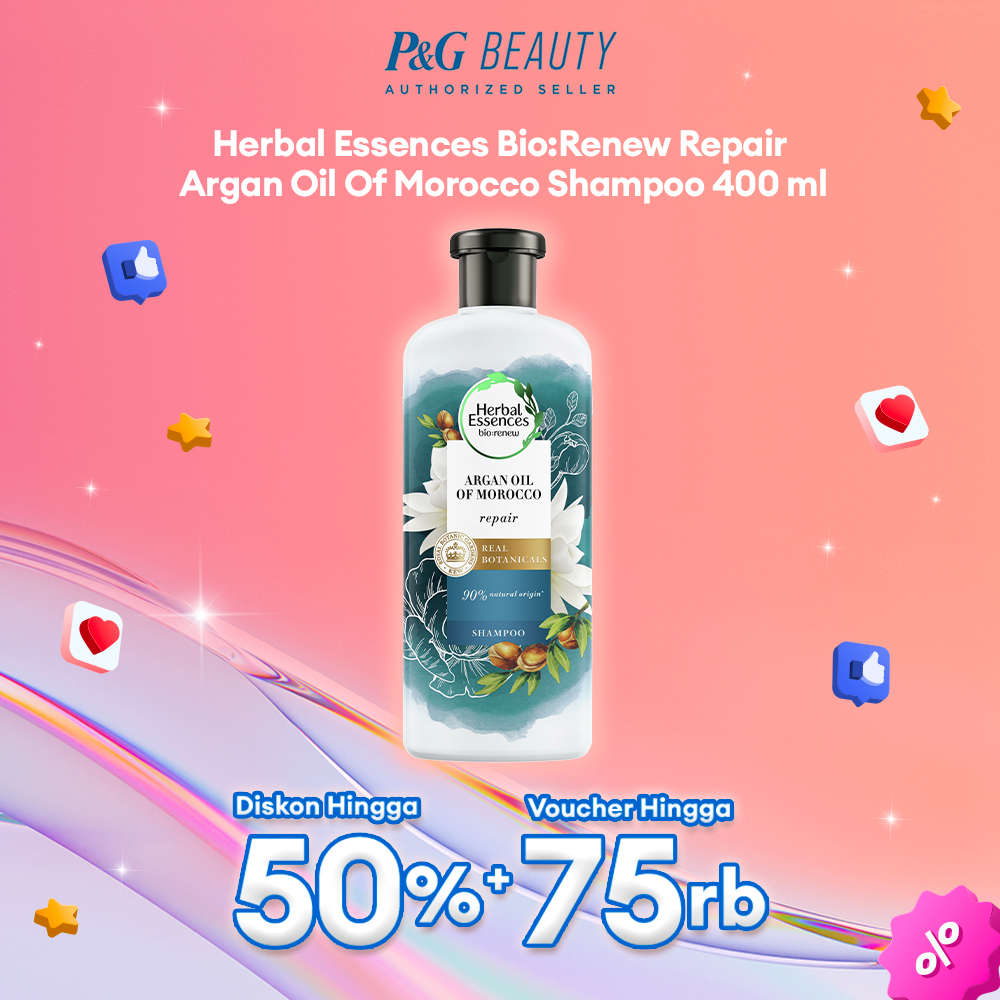 Jual Herbal Essences Sampo Repair Argan Oil Of Morocco Perawatan Rambut