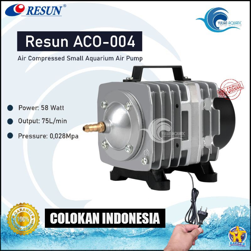 Jual Resun Aco Pompa Udara Aerator Electromagnetic Air Compressor