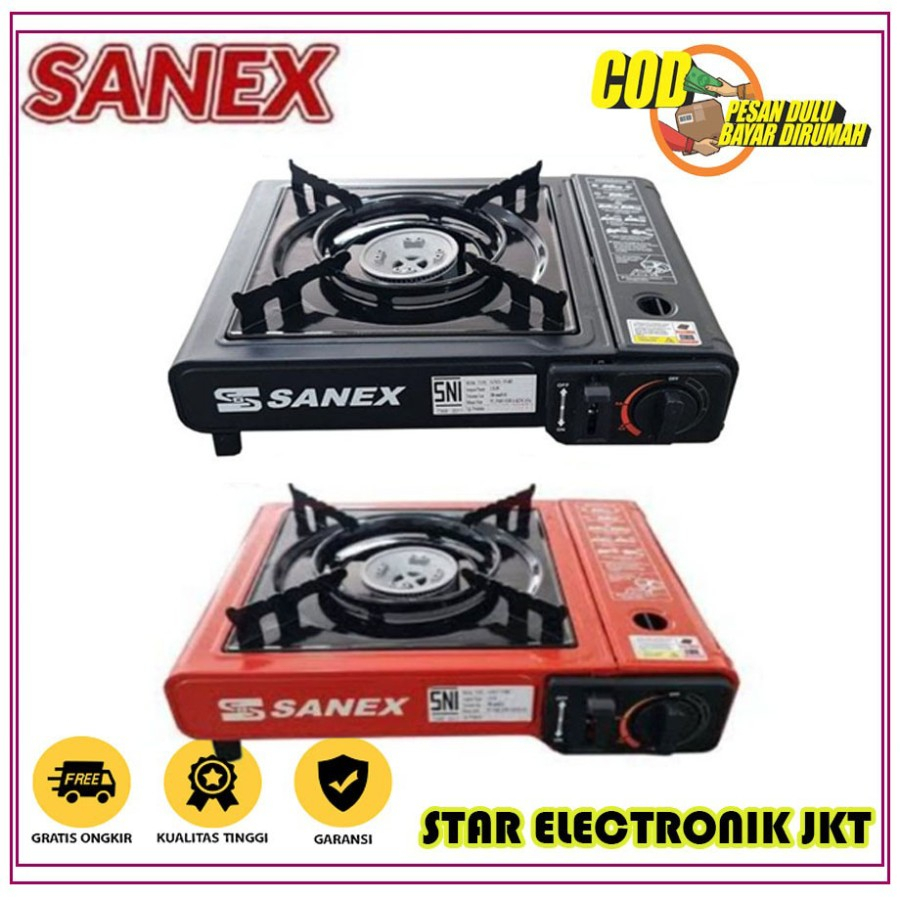 Jual Kompor Gas Portable Sanex Tungku Free Koper Sni Kompor Camping