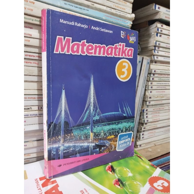 Jual Buku Matematika Kelas 9/IX/3 Smp Mts Erlangga By Marsudi | Shopee ...