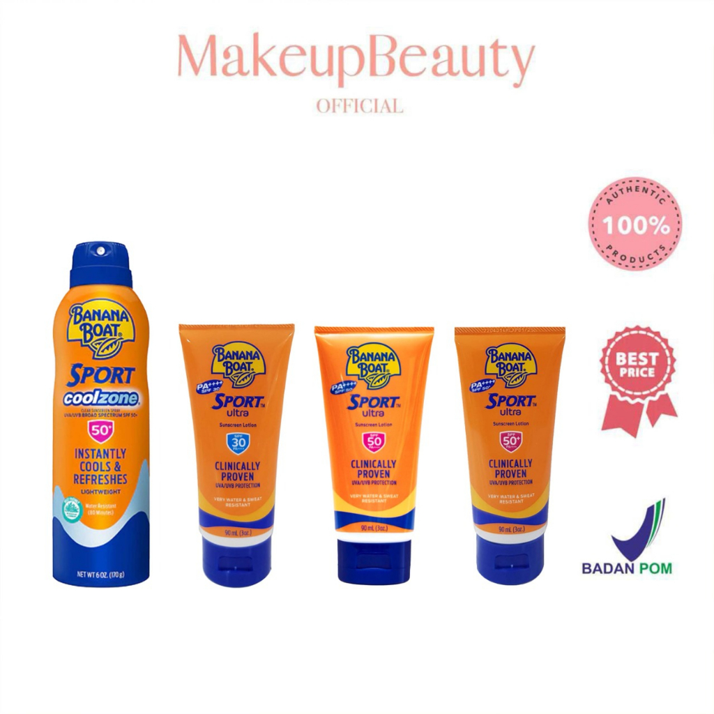 Jual BANANA BOAT Sunscreen / Sunblock SPF 50 PA++++ Ultramist Sport